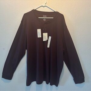 Croft & Barrows Long Sleeve pull over shirt XXL NWT